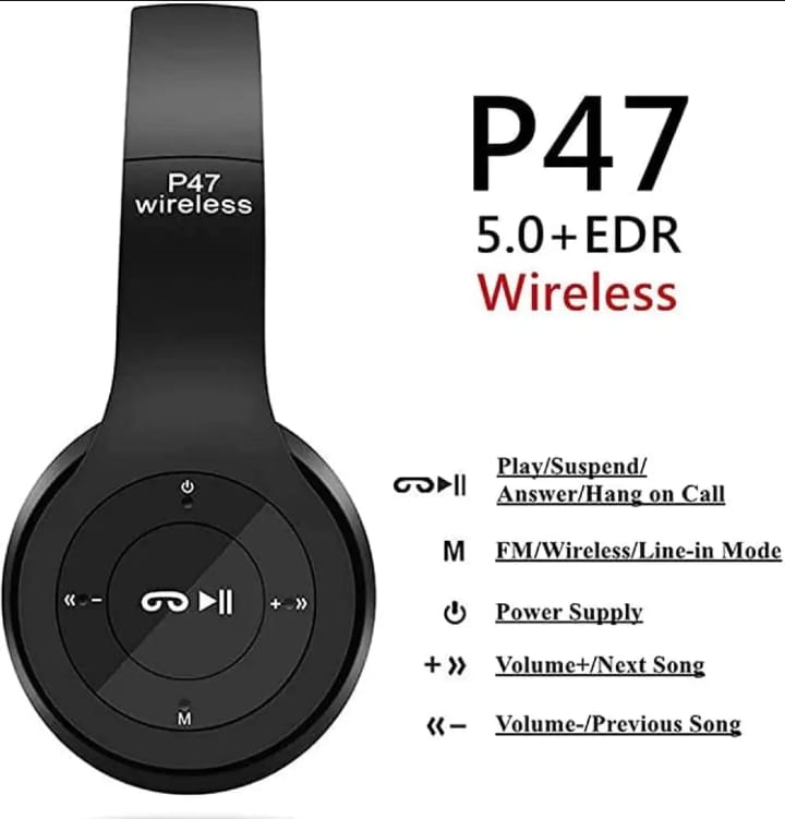 P47 Wireless Headphones For Gaming