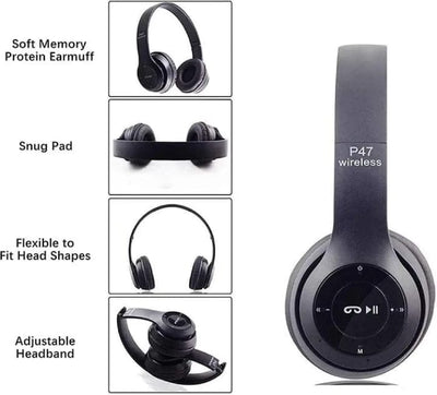P47 Wireless Headphones For Gaming