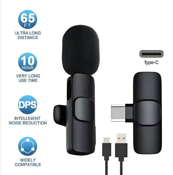 Deal pack of 2 - K8 Mic Collar Wireless Mic & M28 airbuds