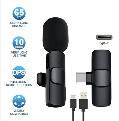 Deal pack of 2 - K8 Mic Collar Wireless Mic & M28 airbuds