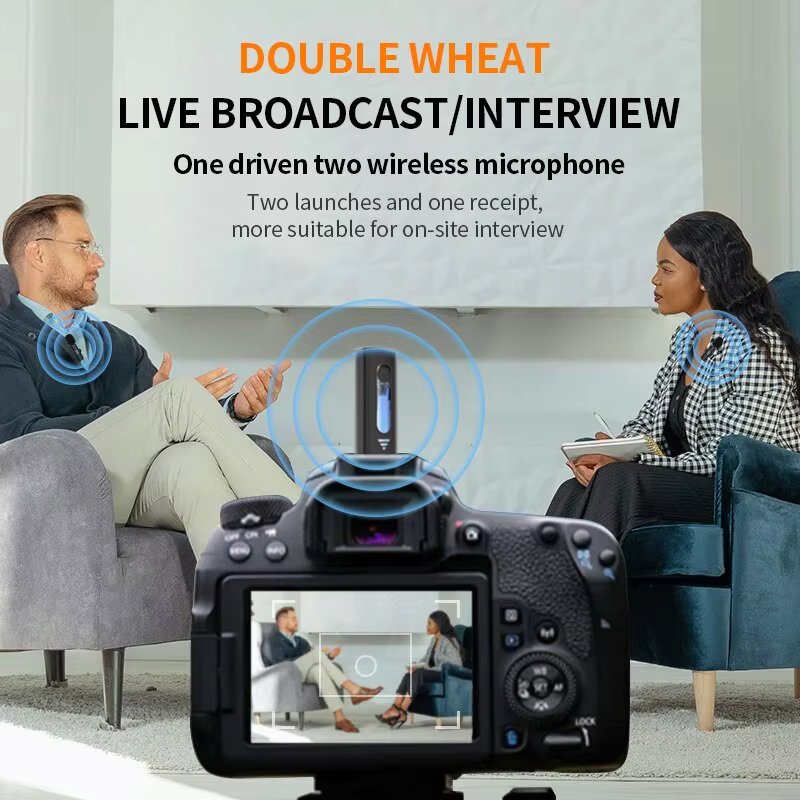 ULTIMATE K35 Professional Vlogging Collar Wireless Microphone