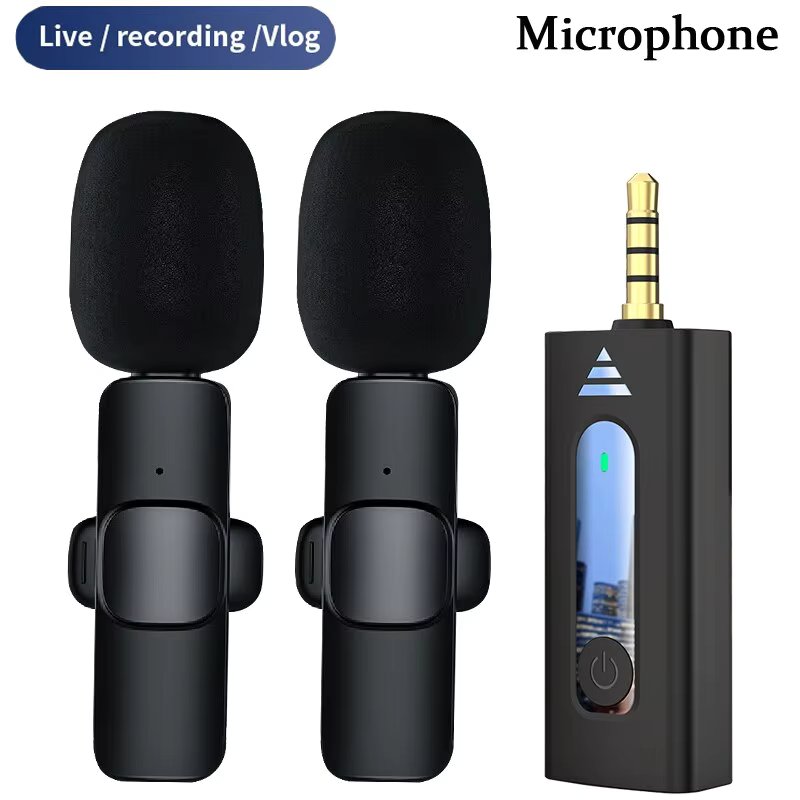 ULTIMATE K35 Professional Vlogging Collar Wireless Microphone