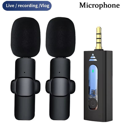 ULTIMATE K35 Professional Vlogging Collar Wireless Microphone