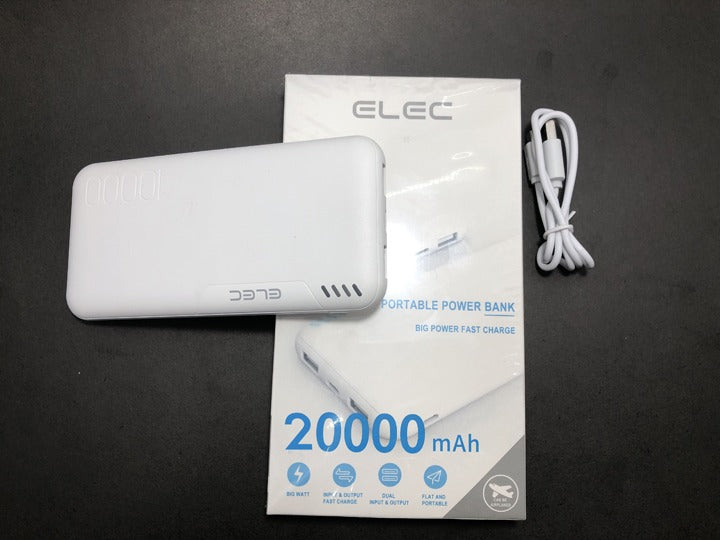 Power Bank 20000mAh –Fast Charging