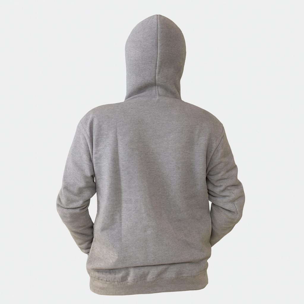 Grey Hoodie SUPER MAN Printed