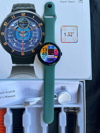 V16 Pro Max (7+1) Smart Watch – 1.38" AMOLED Display Bluetooth Calling