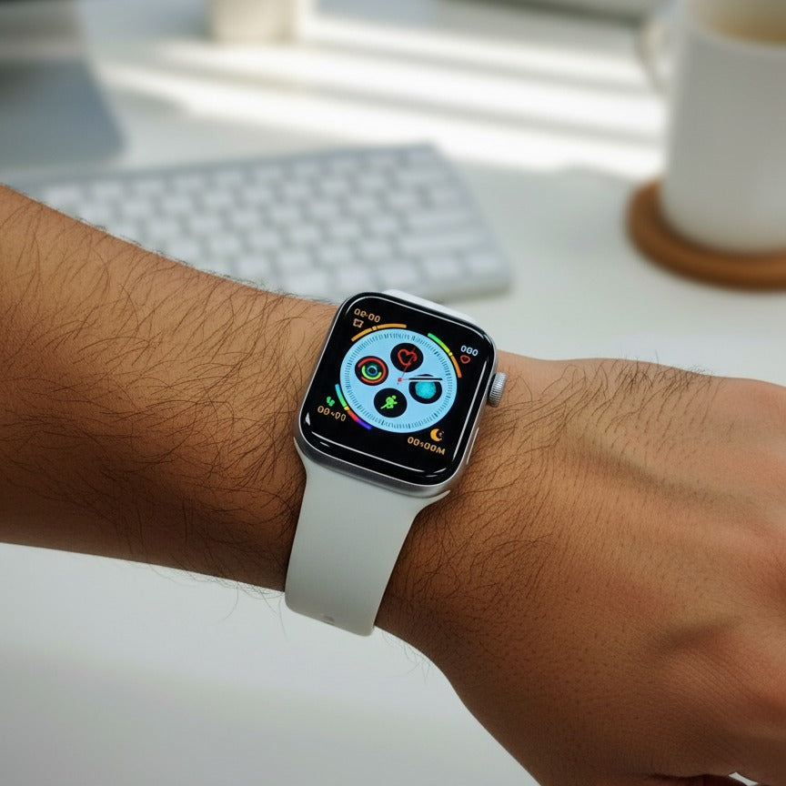 Smart Watch With Stylish Display Modern Design For Everyday Wear