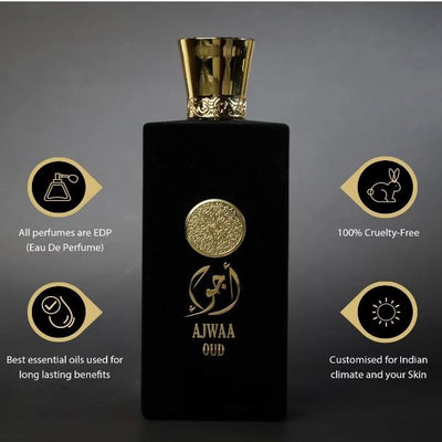 Ajwa Oud Unisex Perfume Sweet Woody Scent 100ml