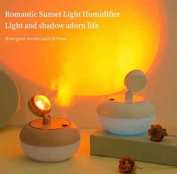 Sunset Night Light 2 In 1 And Air Humidifier For Bedroom